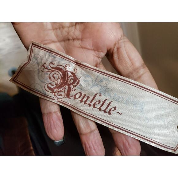 Roulette Women Brown Belted Spaghetti Straps Surplice Neck Knee Length Dress 12 - Picture 14 of 14